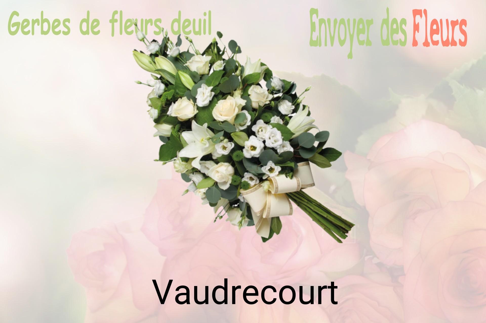 Gerbe de fleurs de deuil livrée à Vaudrecourt